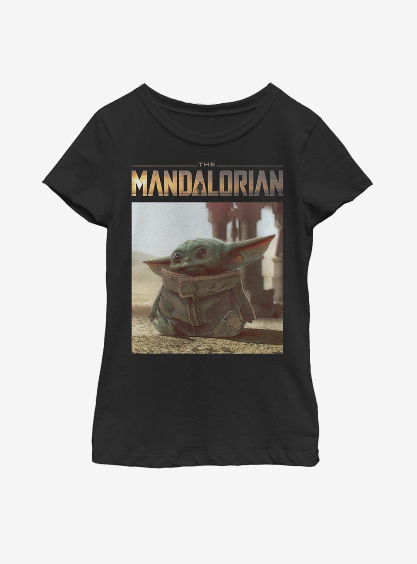Star Wars The Mandalorian The Child Full Square Scene Youth Girls T-Shirt, , hi-res
