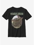 Star Wars The Mandalorian The Child Cute Look Youth T-Shirt, BLACK, hi-res