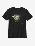 Star Wars The Mandalorian The Child Unknown Species Youth T-Shirt, BLACK, hi-res