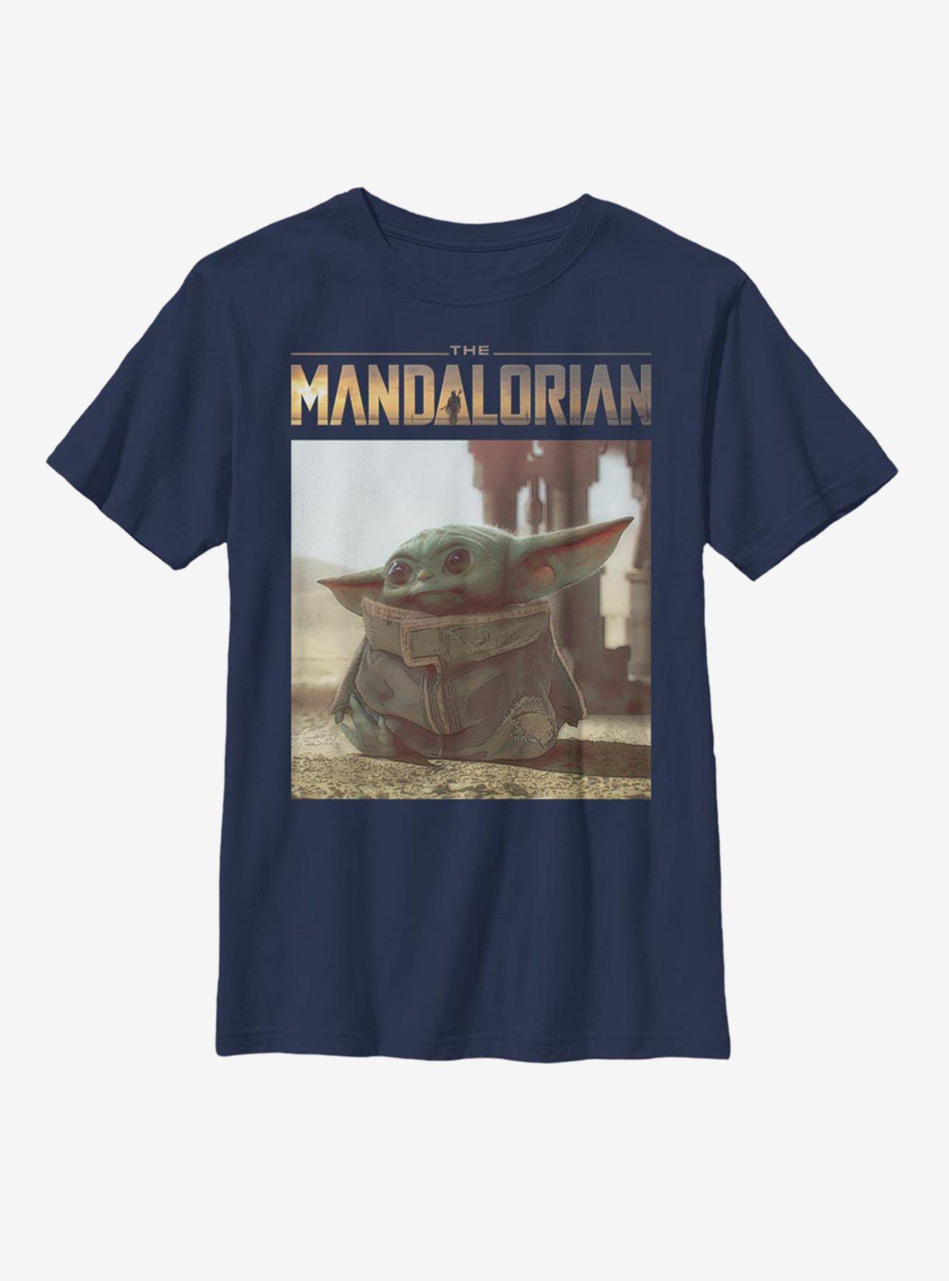 Star Wars The Mandalorian The Child Full Square Scene Youth T-Shirt, , hi-res