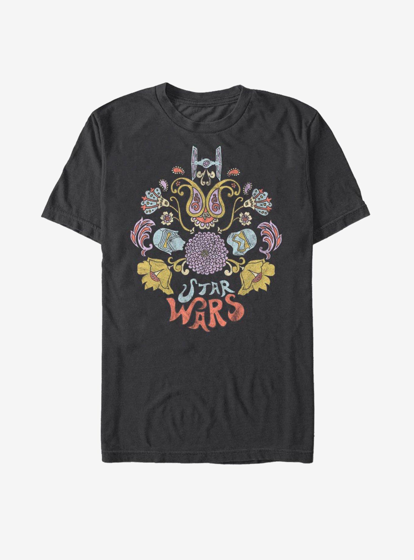 Star Wars Episode IX The Rise Of Skywalker Darkside Floral T-Shirt, , hi-res