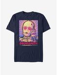 Star Wars Episode IX The Rise Of Skywalker Droid Smith C3PO T-Shirt, NAVY, hi-res