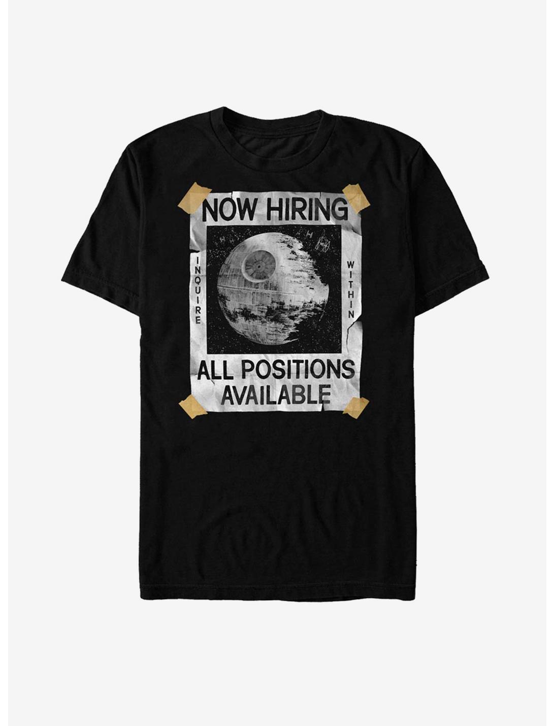 Star Wars All Positions Available T-Shirt, BLACK, hi-res