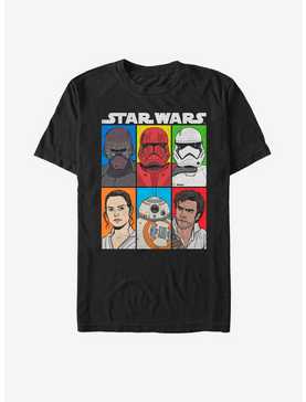 Star Wars Episode IX The Rise Of Skywalker Friends And Foes T-Shirt, , hi-res