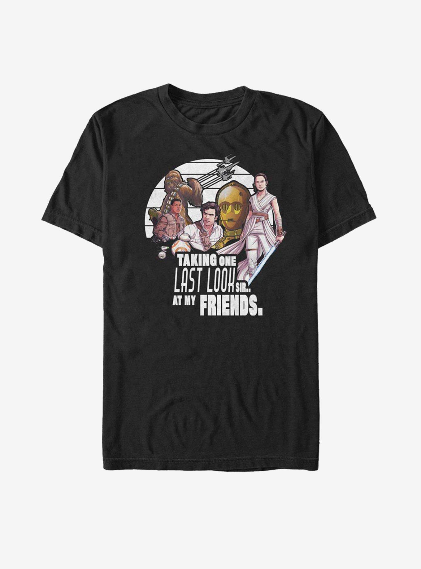 Star Wars Episode IX The Rise Of Skywalker Last Goodbye T-Shirt, BLACK, hi-res