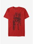 Star Wars Episode IX The Rise Of Skywalker Project Red T-Shirt, RED, hi-res