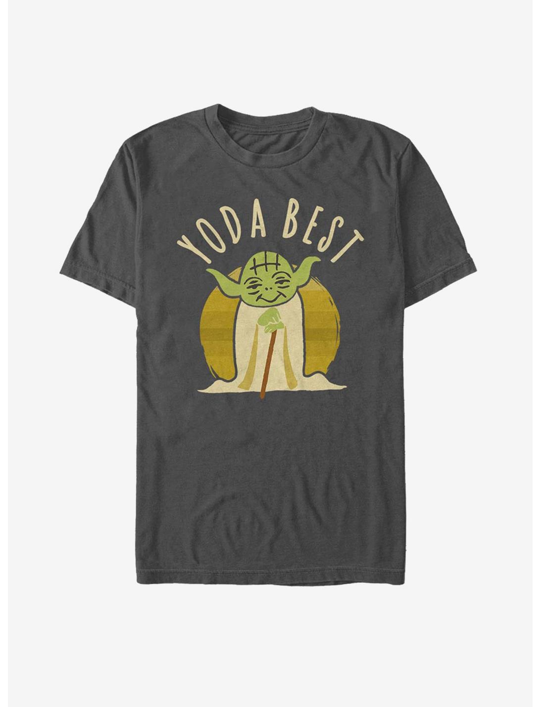 Star Wars Best Yoda Says T-Shirt, CHARCOAL, hi-res