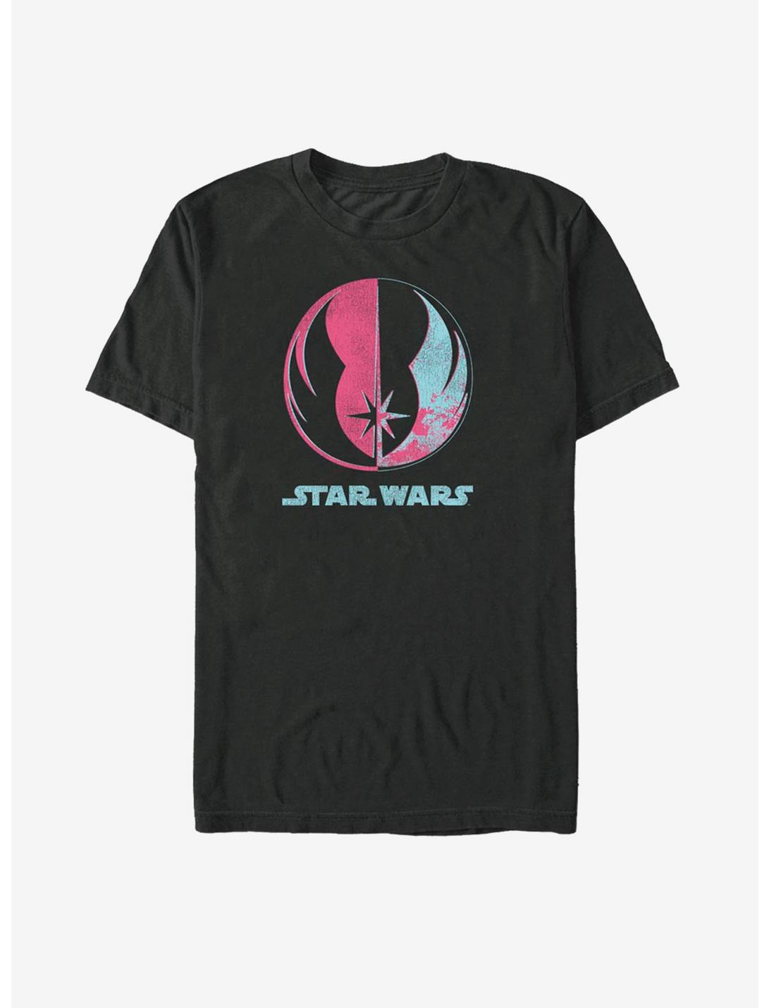 Star Wars Bright Jedi Symbol T-Shirt, BLACK, hi-res