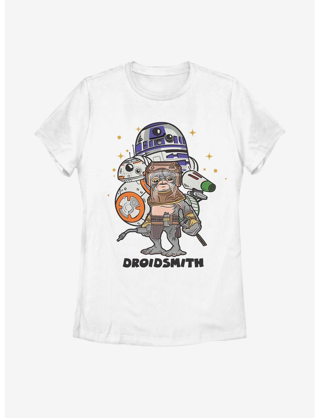 Star Wars Episode IX The Rise Of Skywalker Droid Smith Womens T-Shirt, WHITE, hi-res