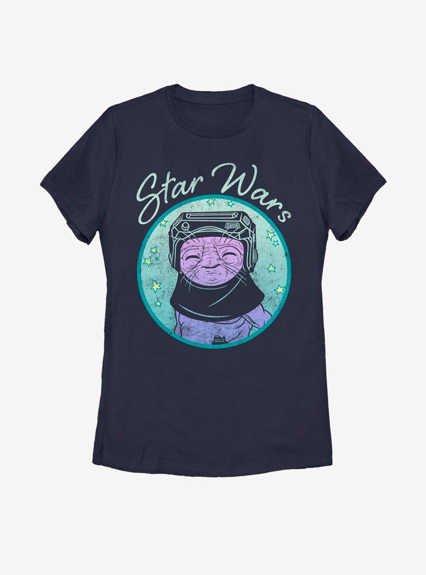 Star Wars Episode IX The Rise Of Skywalker Frik Cute Womens T-Shirt, NAVY, hi-res