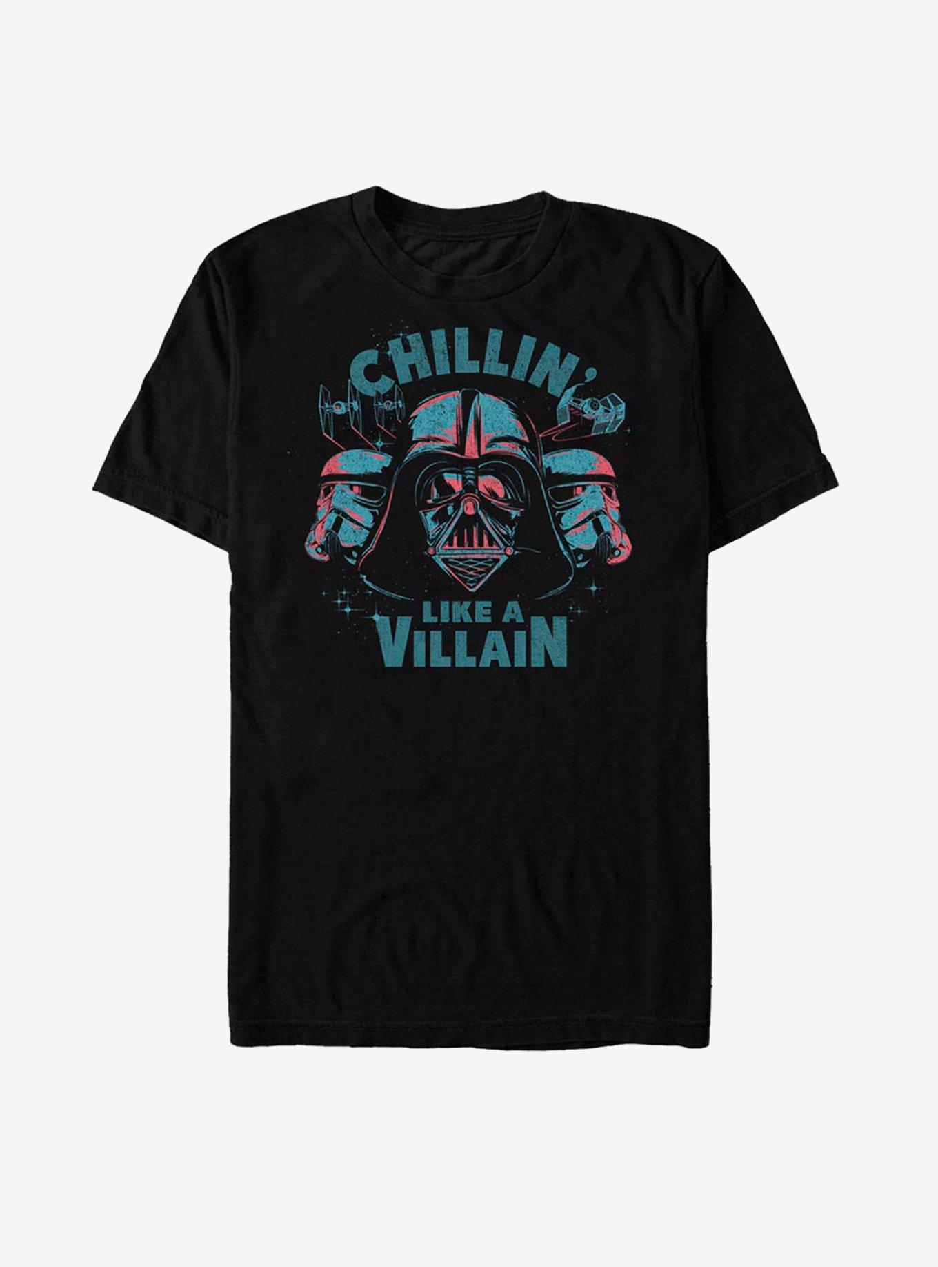Star Wars Vader Chillin' Like A Villain T-Shirt, , hi-res