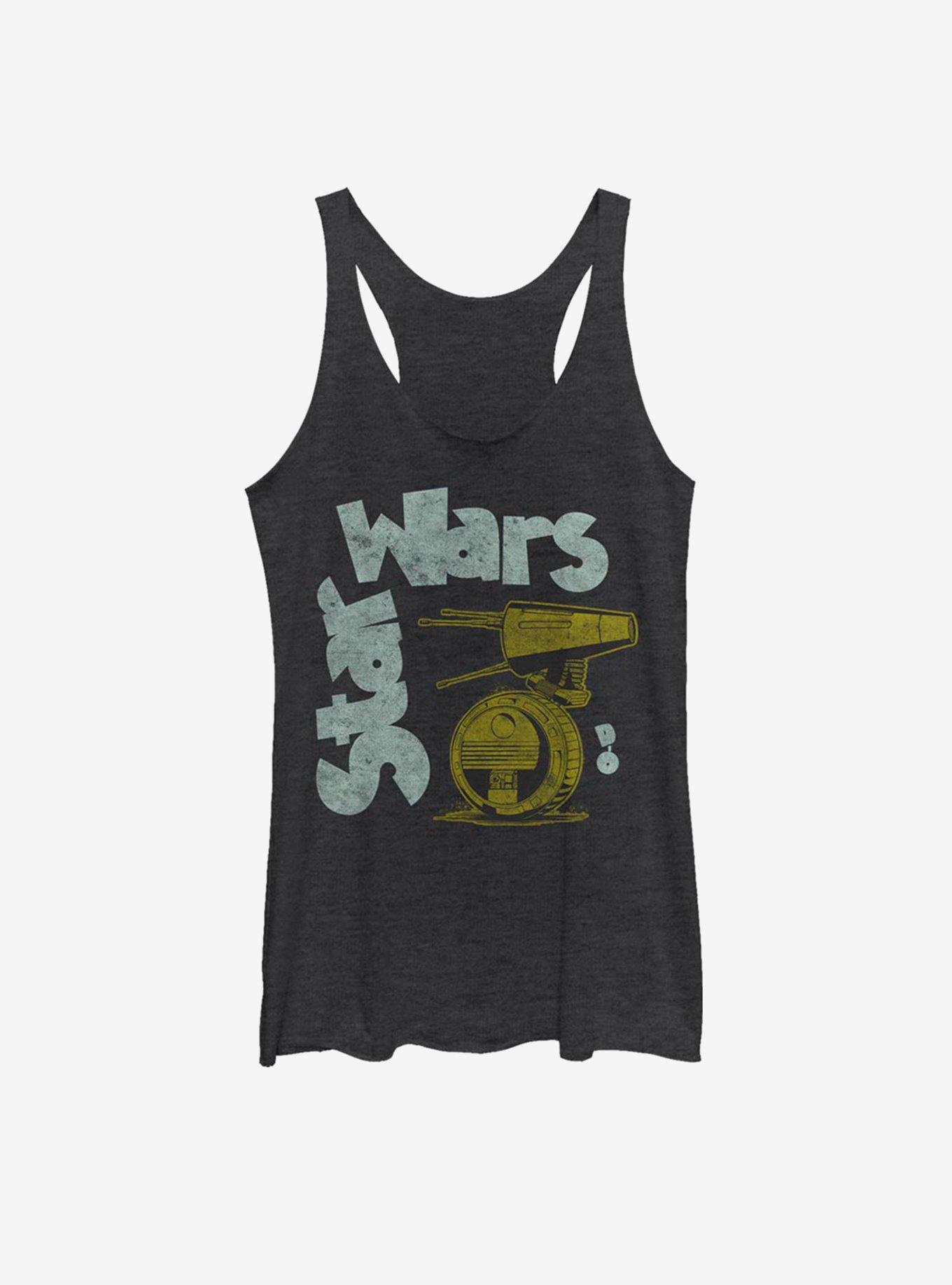 Star Wars Episode IX The Rise Of Skywalker Rolling Along Womens Tank Top, BLK HTR, hi-res