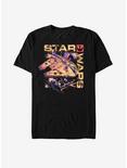 Star Wars Color Falcon T-Shirt, BLACK, hi-res