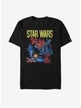Star Wars Darth Vader Space T-Shirt, BLACK, hi-res
