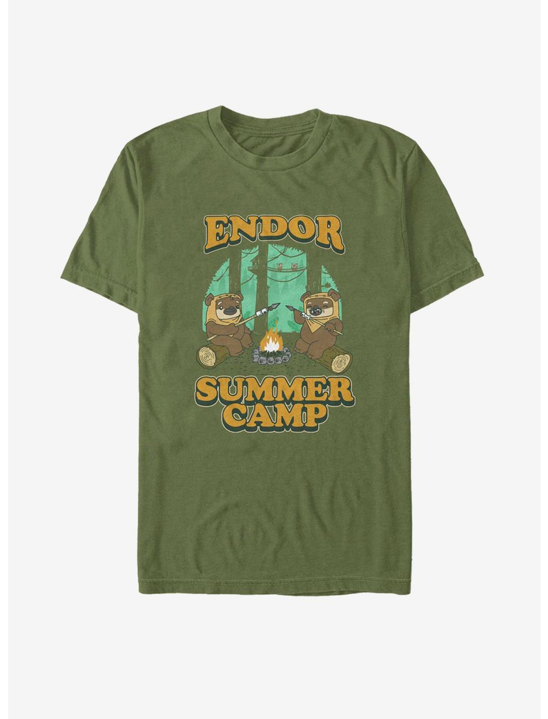Star Wars Endor Summer Camp T-Shirt, MIL GRN, hi-res