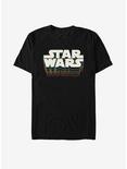 Star Wars Retro Gradient Logo T-Shirt, BLACK, hi-res