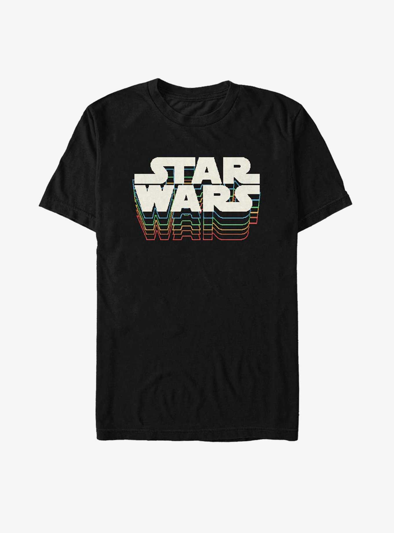 Star Wars Retro Gradient Logo T-Shirt, , hi-res