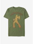 Star Wars Starry Chewie Call T-Shirt, MIL GRN, hi-res