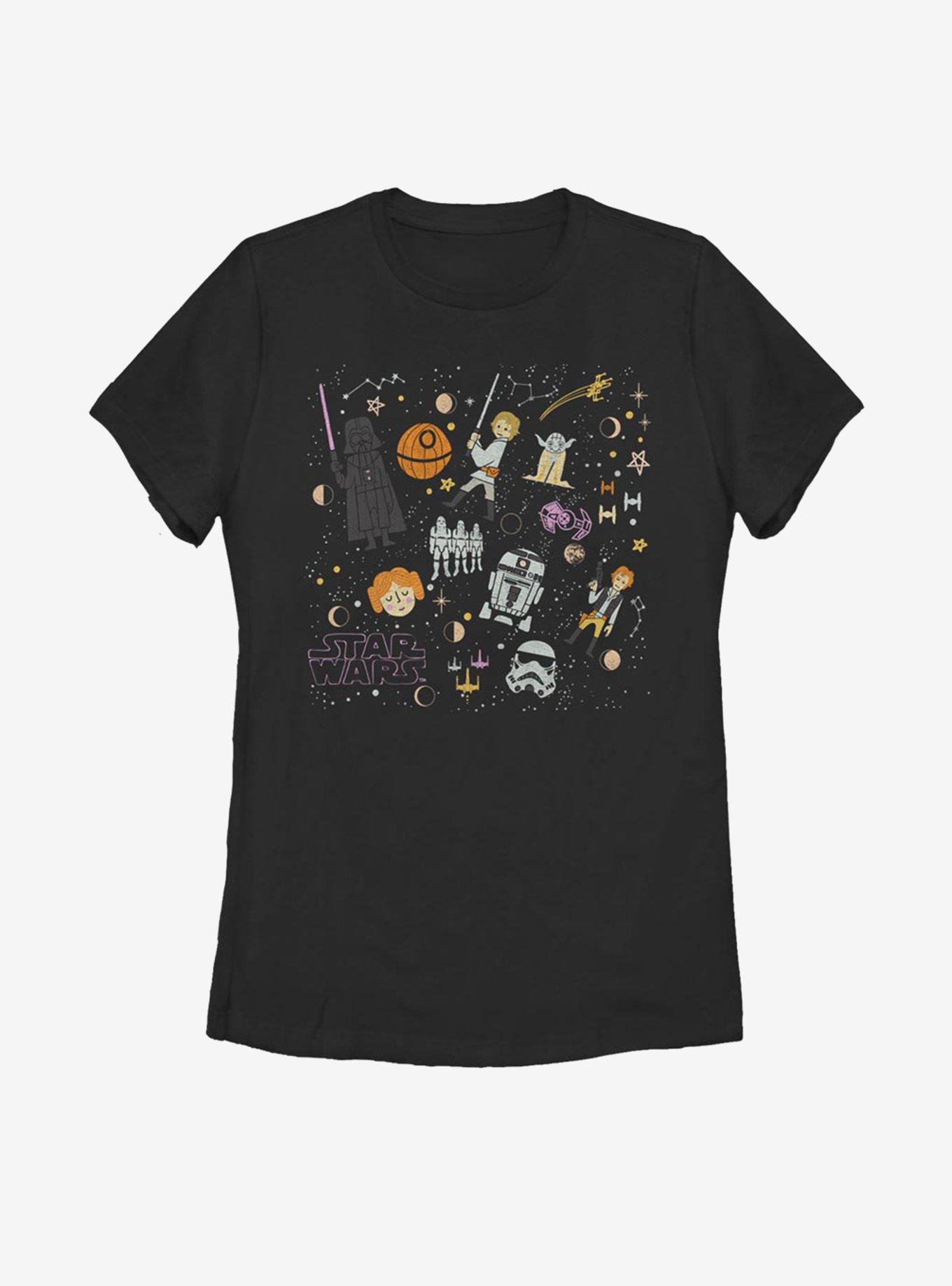 Star Wars Icons Collage Womens T-Shirt, , hi-res