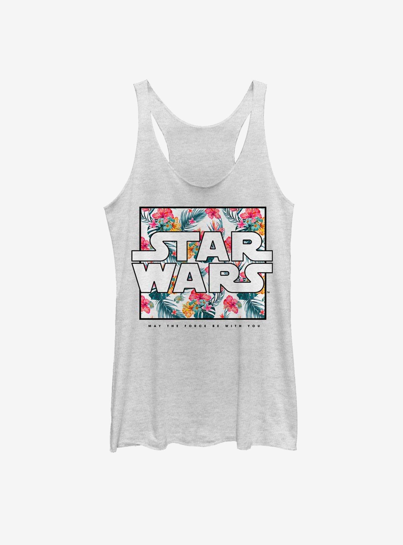 Star Wars Floral Box Womens Tank Top, , hi-res