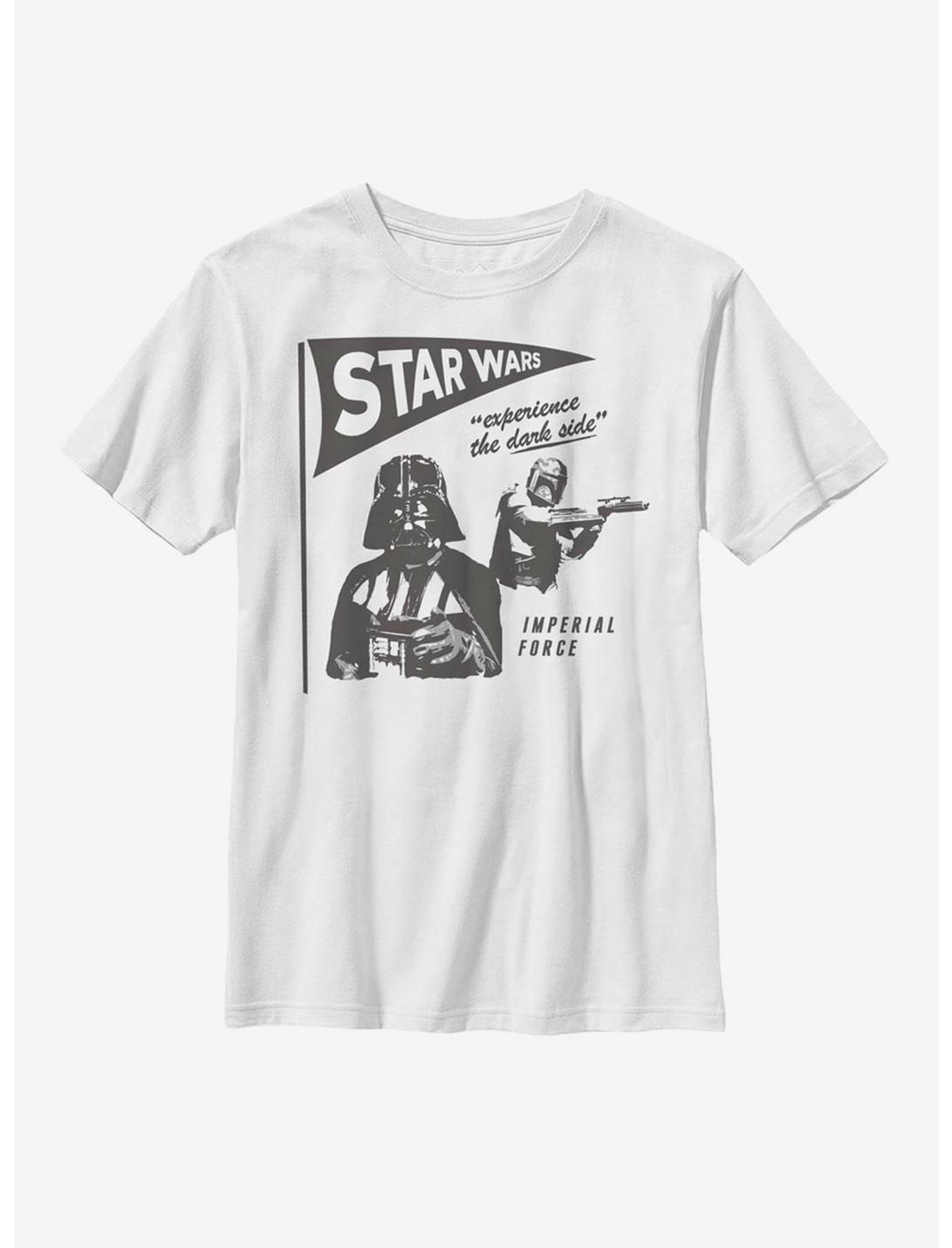 Star Wars Vader Experience The Dark Side Youth T-Shirt, WHITE, hi-res