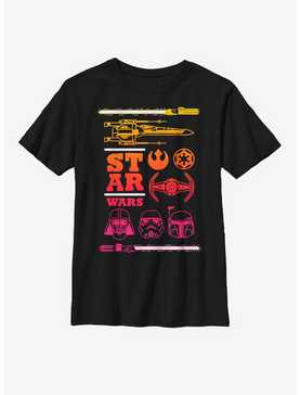 Star Wars Symbols Pop Youth T-Shirt, , hi-res