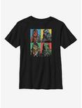 Star Wars Chewie Warhol Youth T-Shirt, BLACK, hi-res
