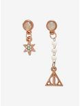 Harry Potter Deathly Hallows Mismatch Earrings, , hi-res