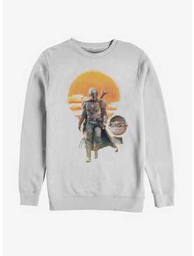 Star Wars The Mandalorian The Child Into The Sunset Sweatshirt, , hi-res