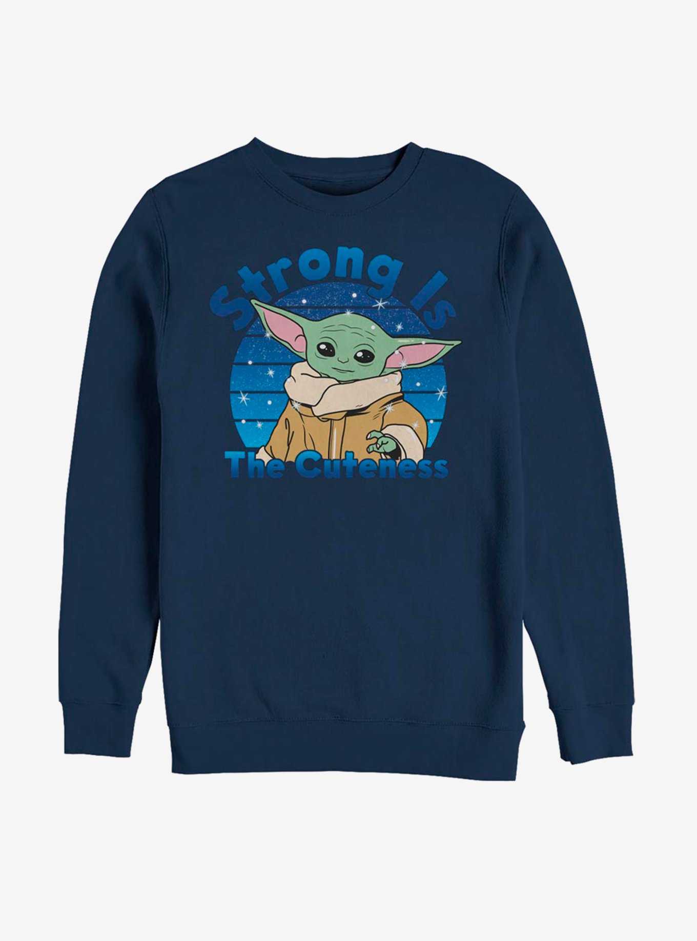 Star Wars The Mandalorian The Child Strong Is The Cuteness Sweatshirt, , hi-res