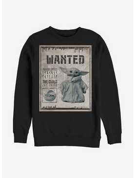 Star Wars The Mandalorian The Child Unknown Wanted Poster Sweatshirt, , hi-res