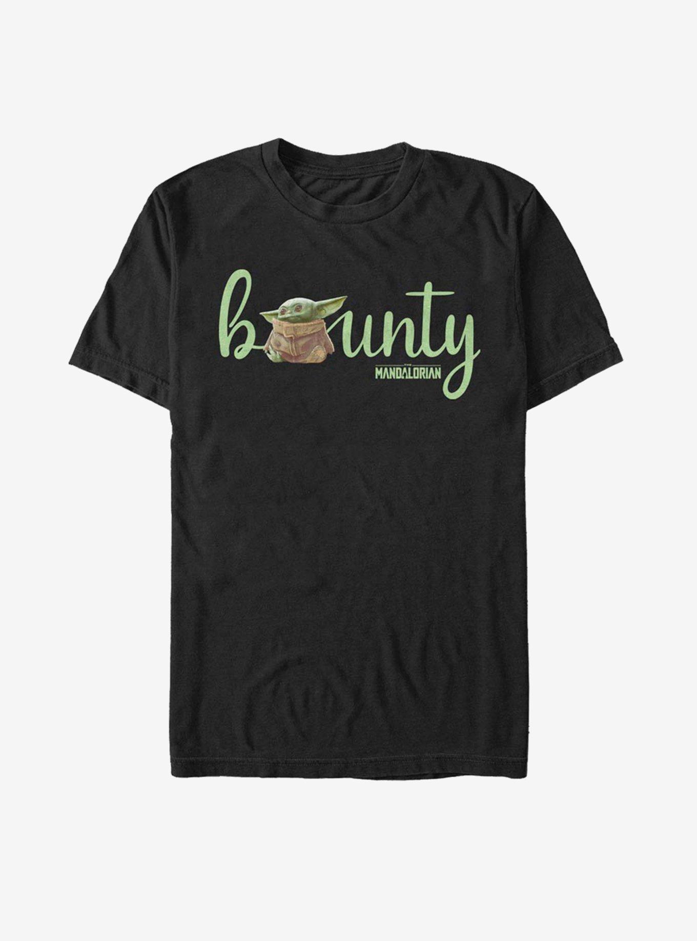 Star Wars The Mandalorian The Child Bounty Text T-Shirt, , hi-res