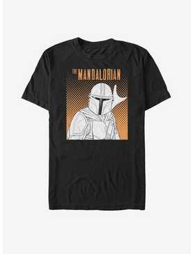 Star Wars The Mandalorian Halftone Hunter T-Shirt, , hi-res