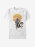 Star Wars The Mandalorian The Child Into The Sunset T-Shirt, WHITE, hi-res