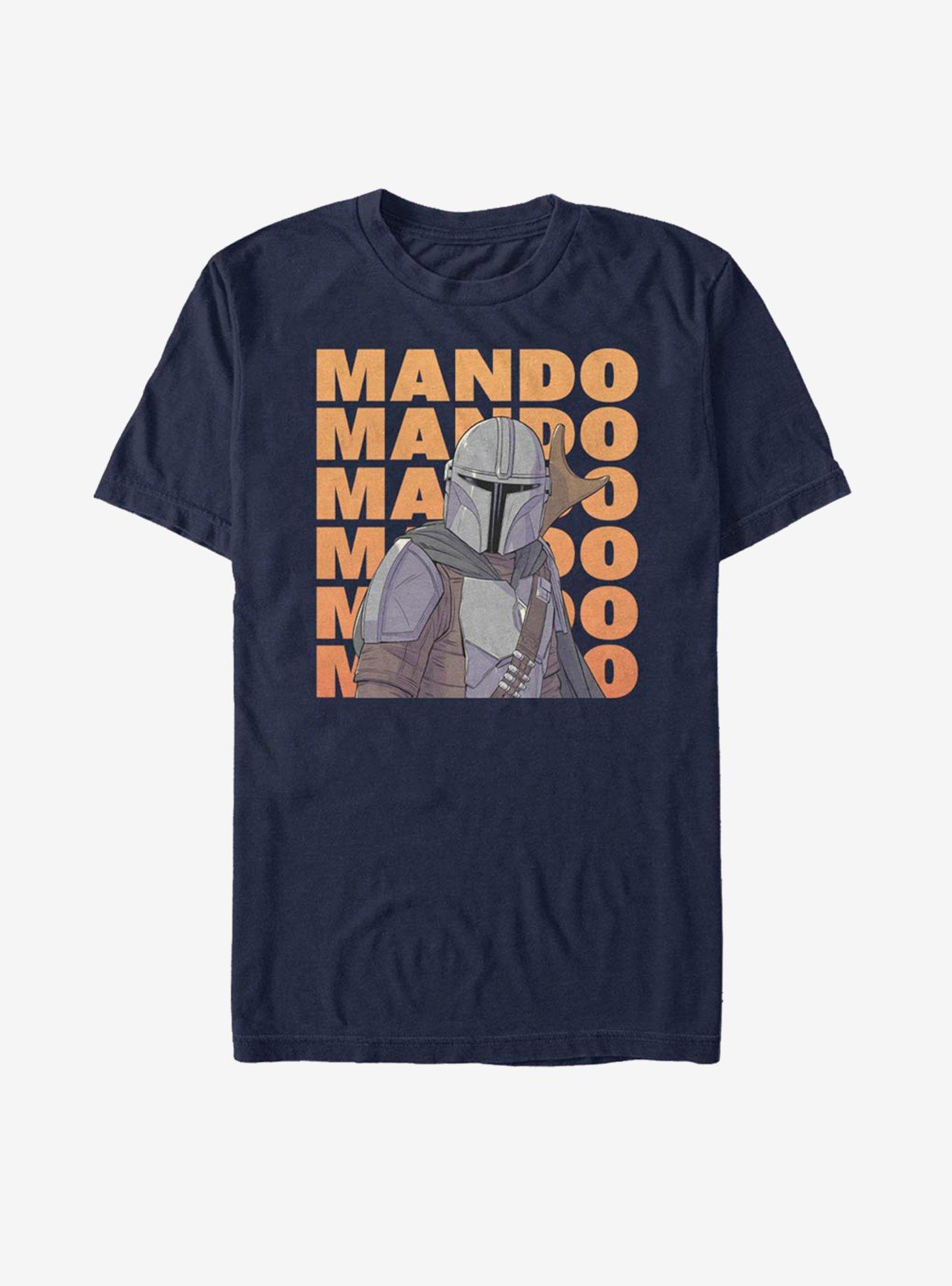 Star Wars The Mandalorian Stack Text T-Shirt, , hi-res