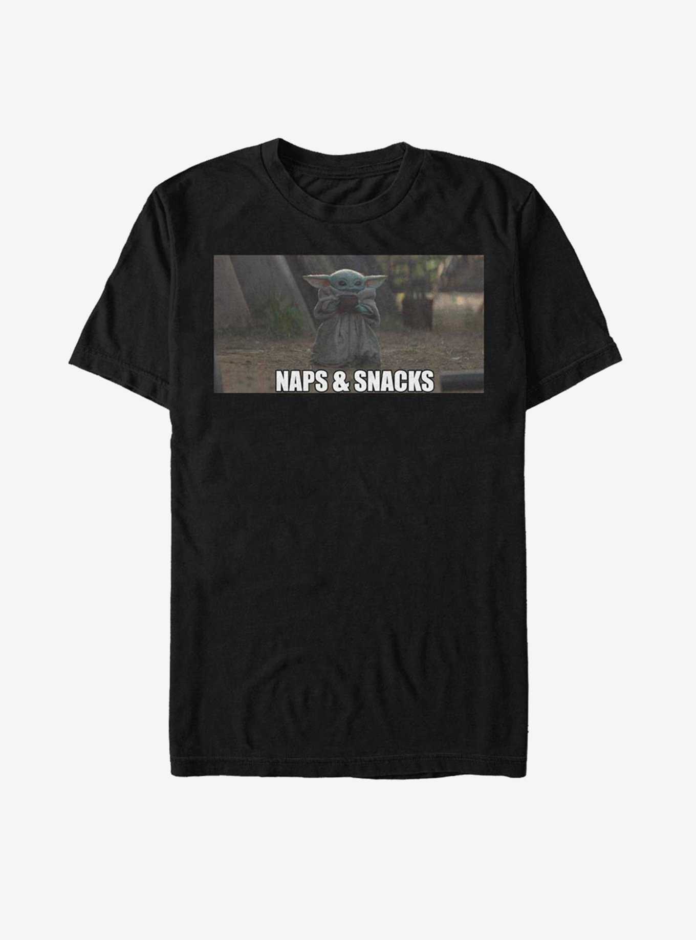Star Wars The Mandalorian The Child Naps And Snacks T-Shirt, , hi-res