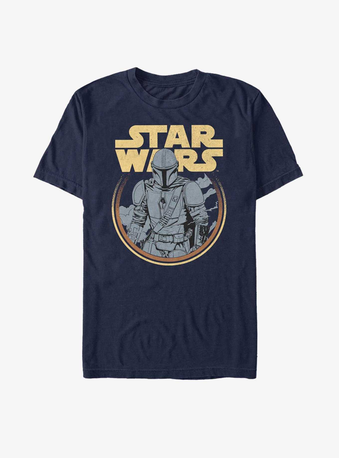 Star Wars The Mandalorian Retro Mando T-Shirt, , hi-res