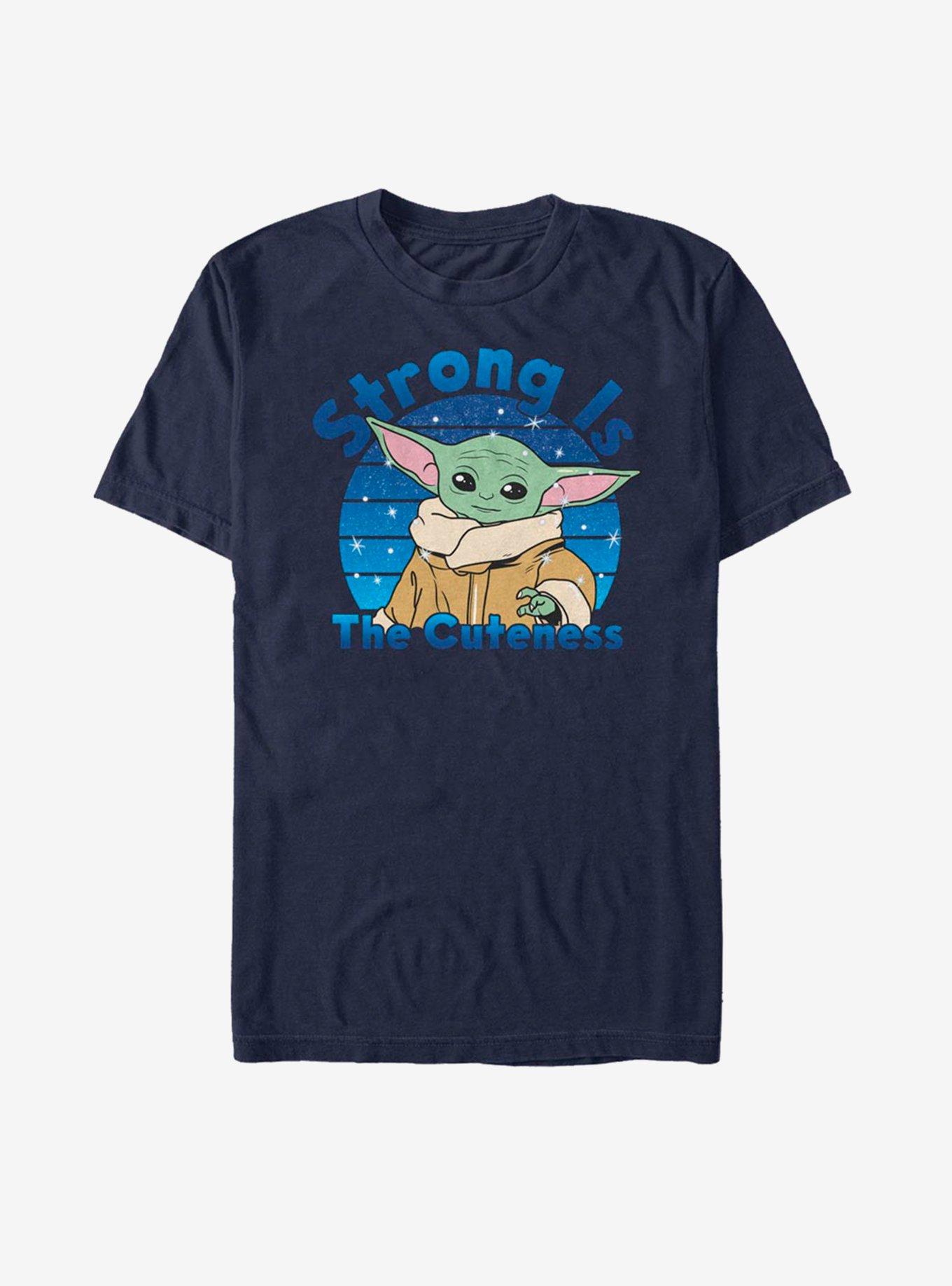 Star Wars The Mandalorian The Child Strong Is The Cuteness T-Shirt, , hi-res