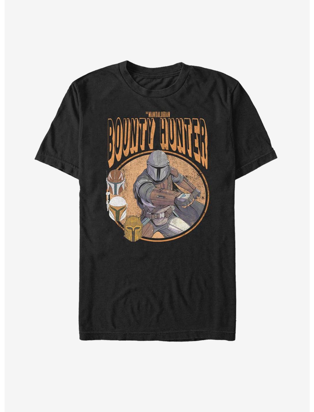 Star Wars The Mandalorian Bounty Hunter Comic T-Shirt, BLACK, hi-res