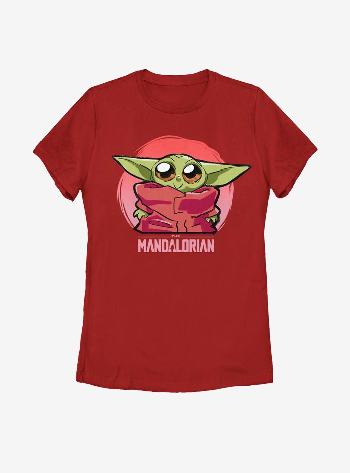 Star Wars The Mandalorian The Child Cute Sketch Womens T-Shirt, , hi-res