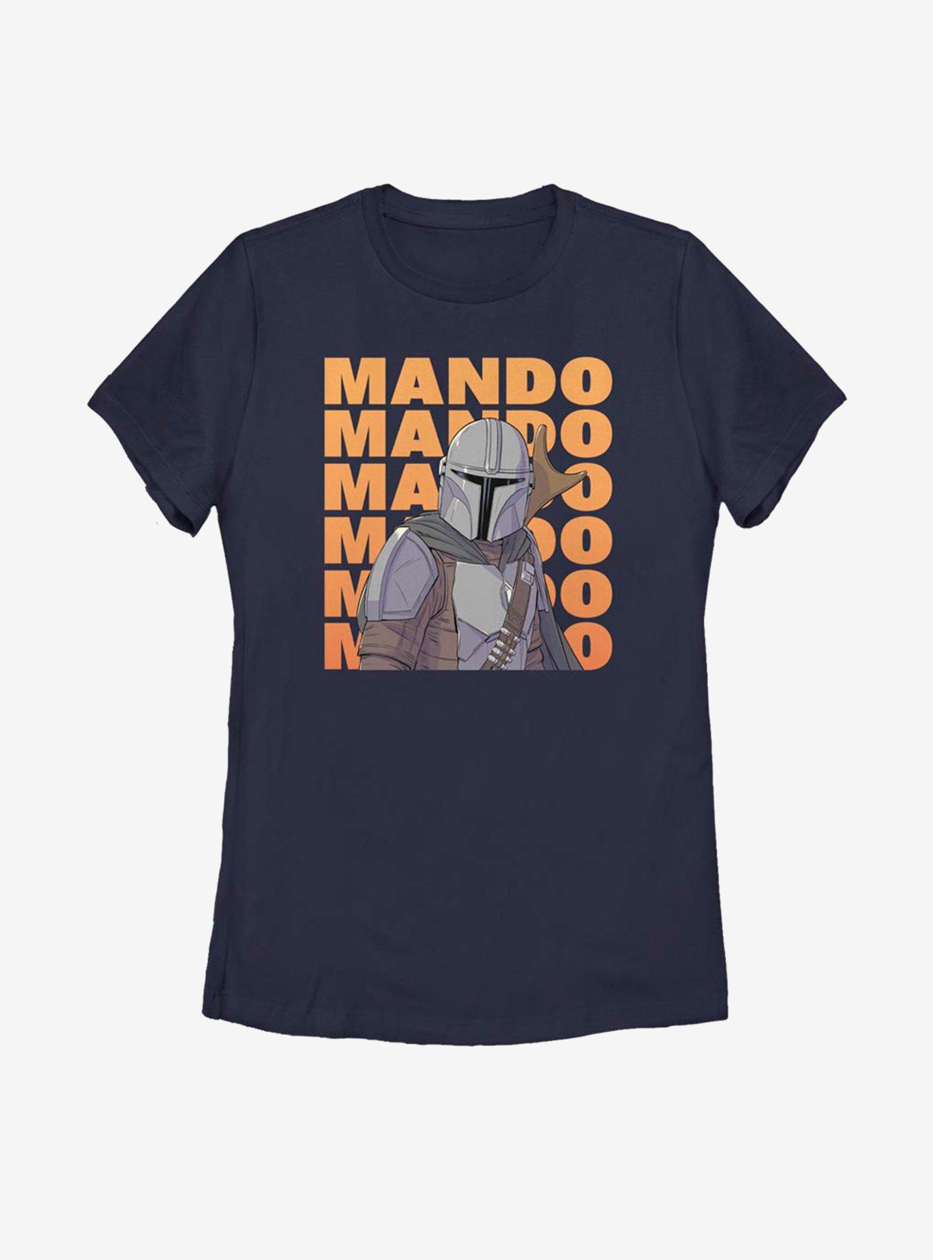 Star Wars The Mandalorian Stack Text Womens T-Shirt, , hi-res