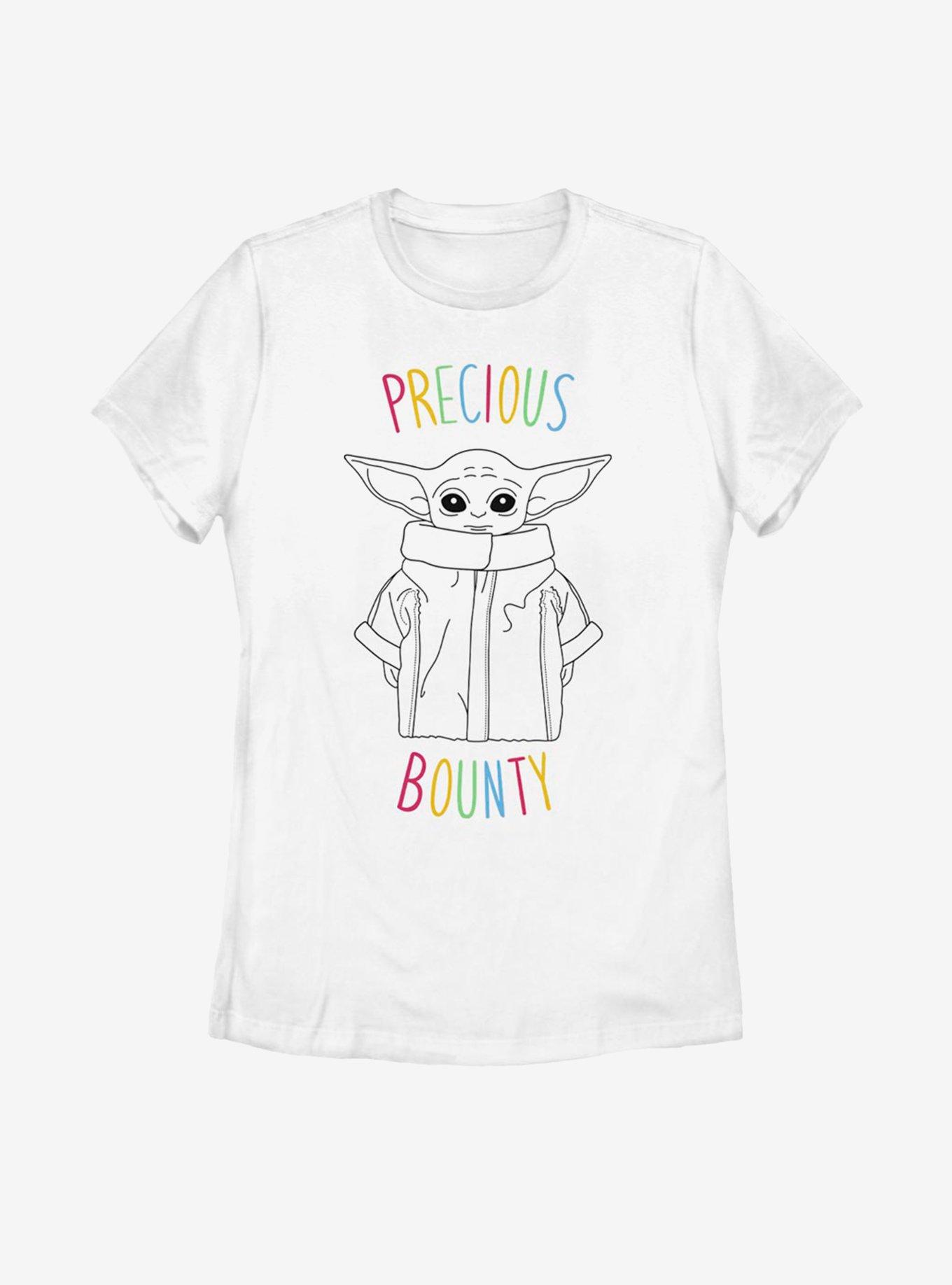 Star Wars The Mandalorian The Child Precious Bounty Womens T-Shirt, WHITE, hi-res