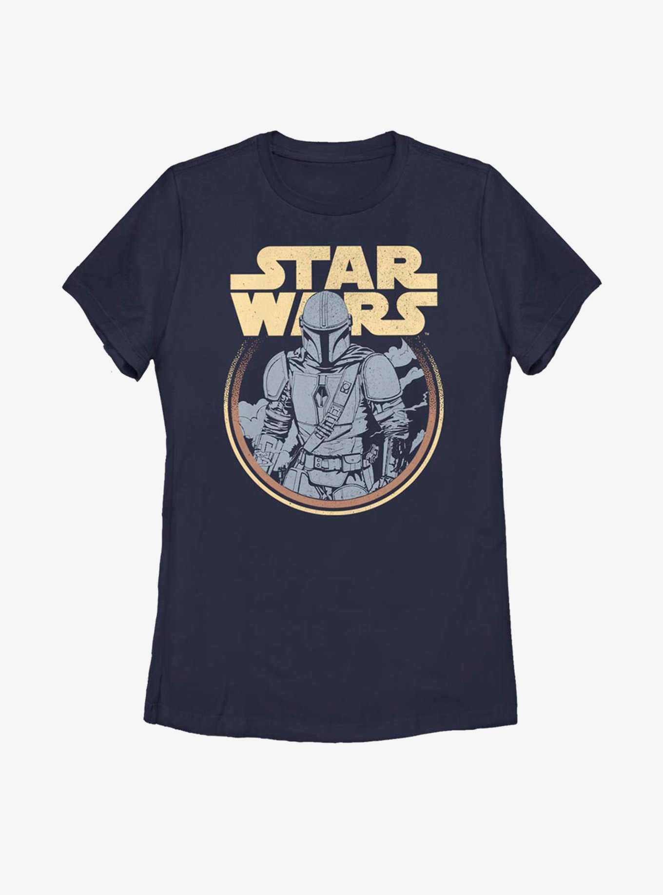 Star Wars The Mandalorian Retro Mando Womens T-Shirt, , hi-res