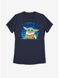 Star Wars The Mandalorian The Child Strong Is The Cuteness Womens T-Shirt, NAVY, hi-res