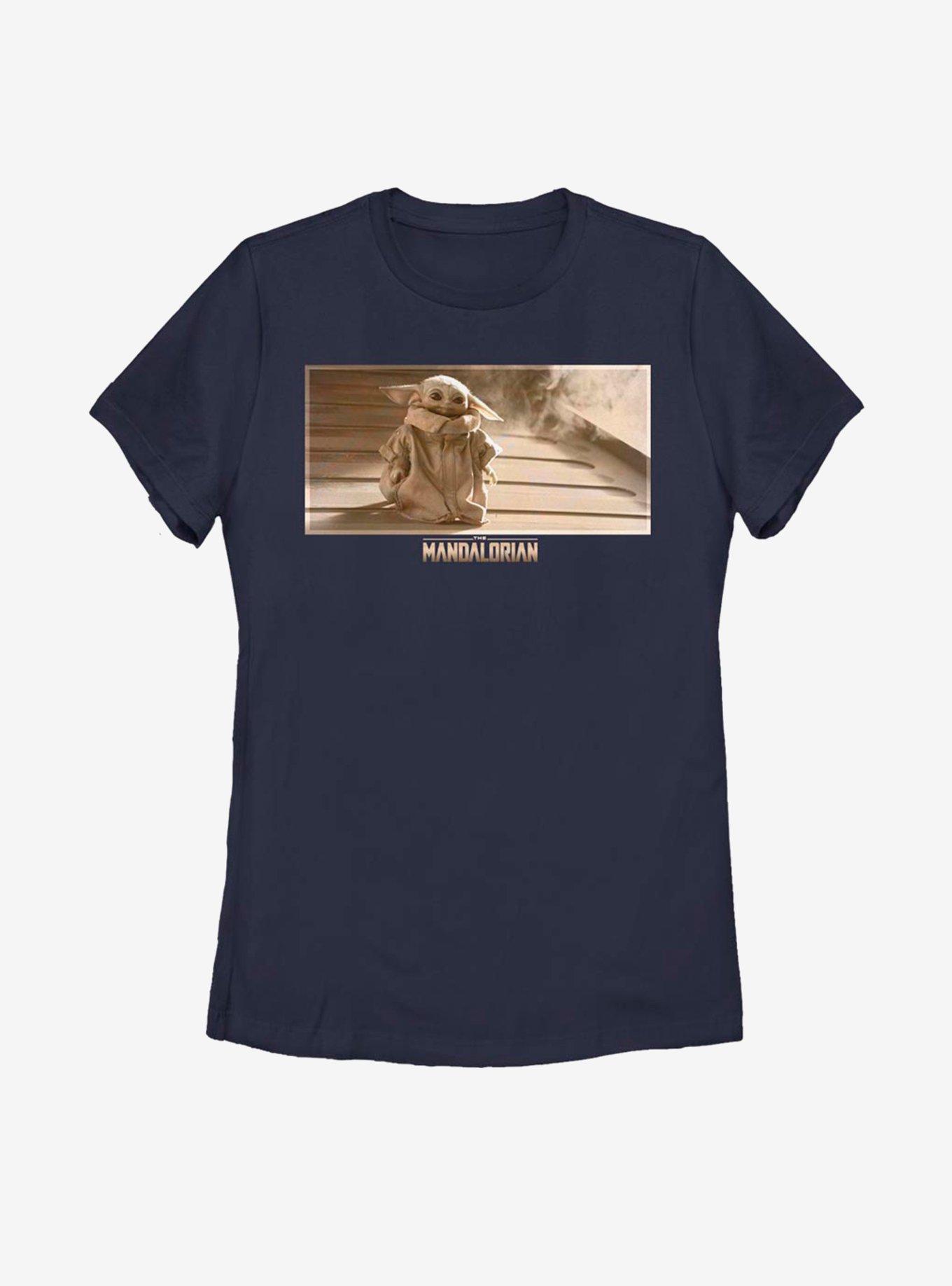 Star Wars The Mandalorian The Child Sepia Scene Womens T-Shirt, , hi-res