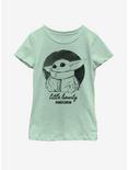 Star Wars The Mandalorian The Child Little Bounty Sketch Youth Girls T-Shirt, MINT, hi-res