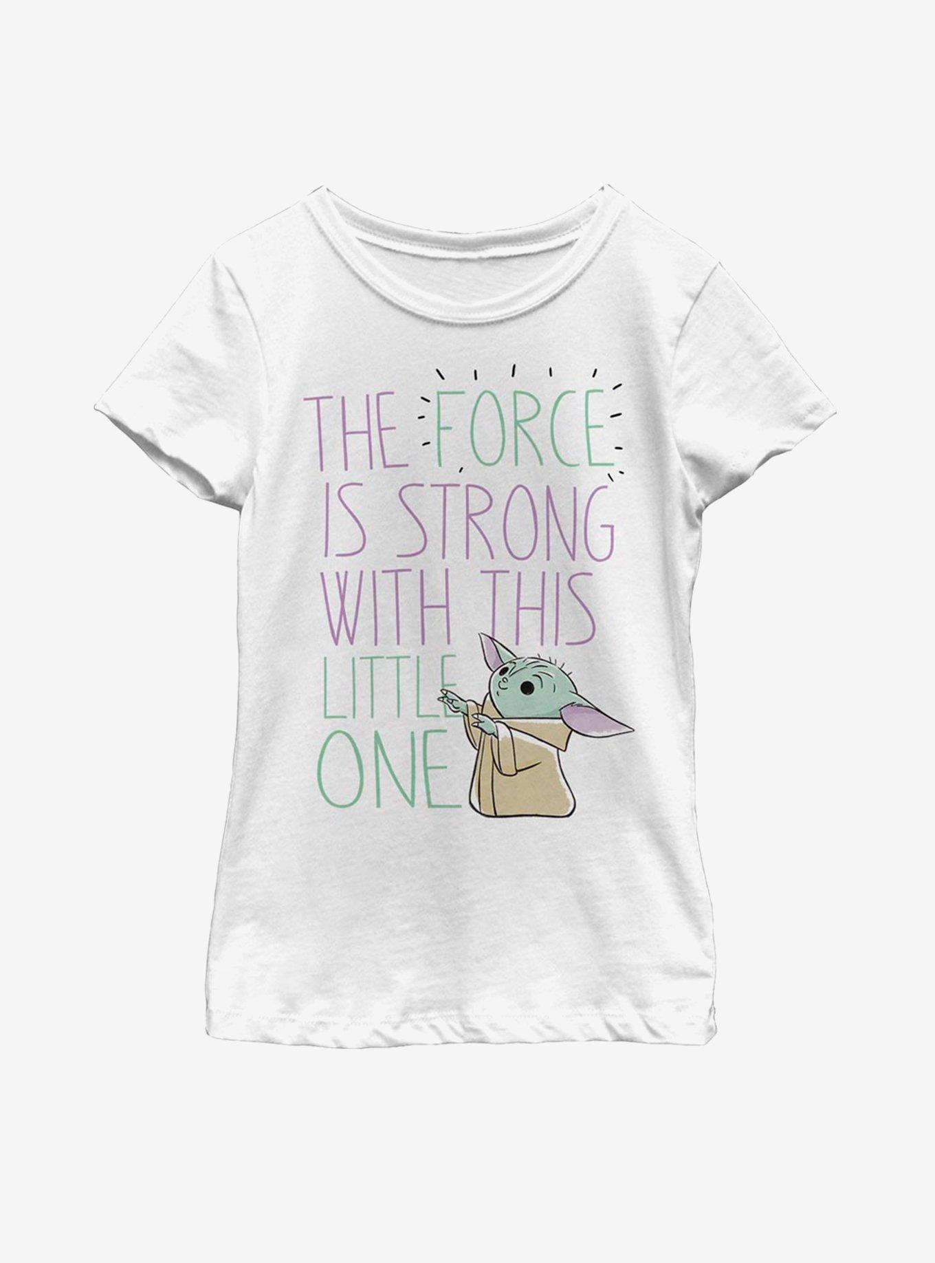 Star Wars The Mandalorian The Child Force Doodle Youth Girls T-Shirt, , hi-res