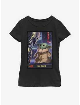 Star Wars The Mandalorian The Child Trading Card Youth Girls T-Shirt, , hi-res