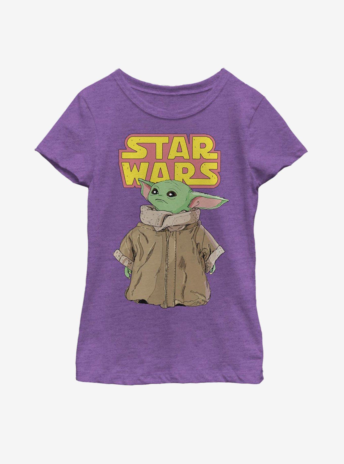 Star Wars The Mandalorian The Child Dreamy Gaze Youth Girls T-Shirt, , hi-res