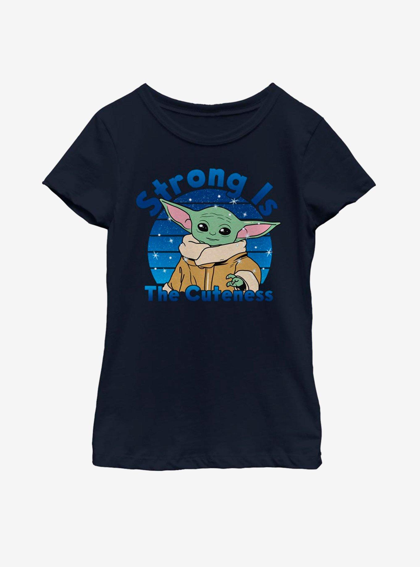 Star Wars The Mandalorian The Child Strong Is The Cuteness Youth Girls T-Shirt, , hi-res